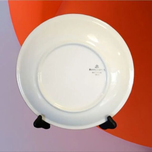 Homer Laughlin Vintage 1979 Yellow Flowers Set of 2 Dinner Plates - Picture 5 of 12